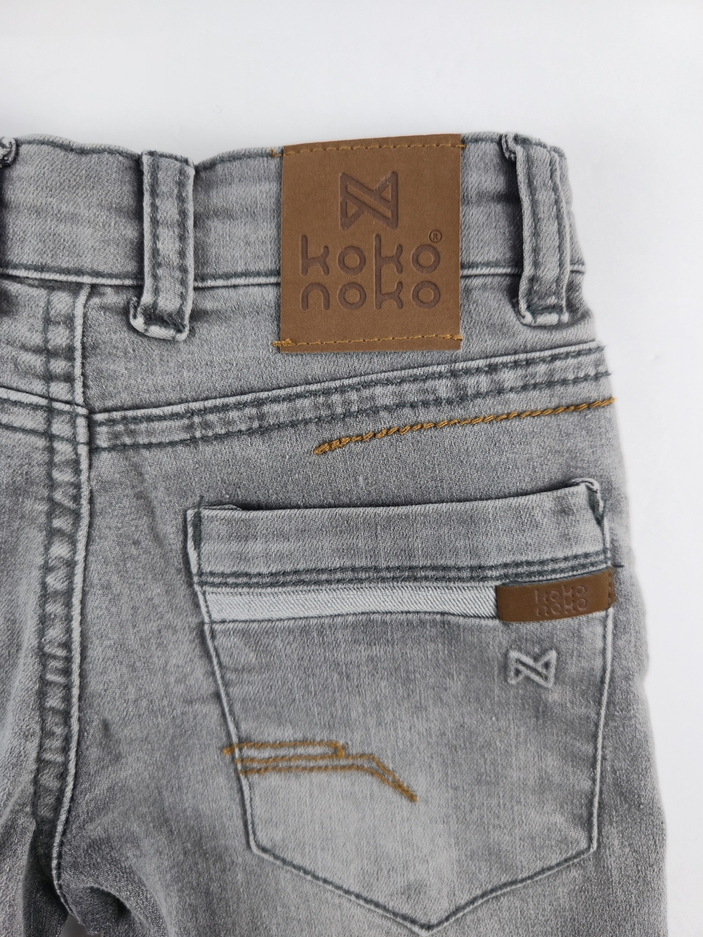 Koko Noko, Boy Jean Denim Shorts, Light Grey, 2Y - Picture 11 of 11